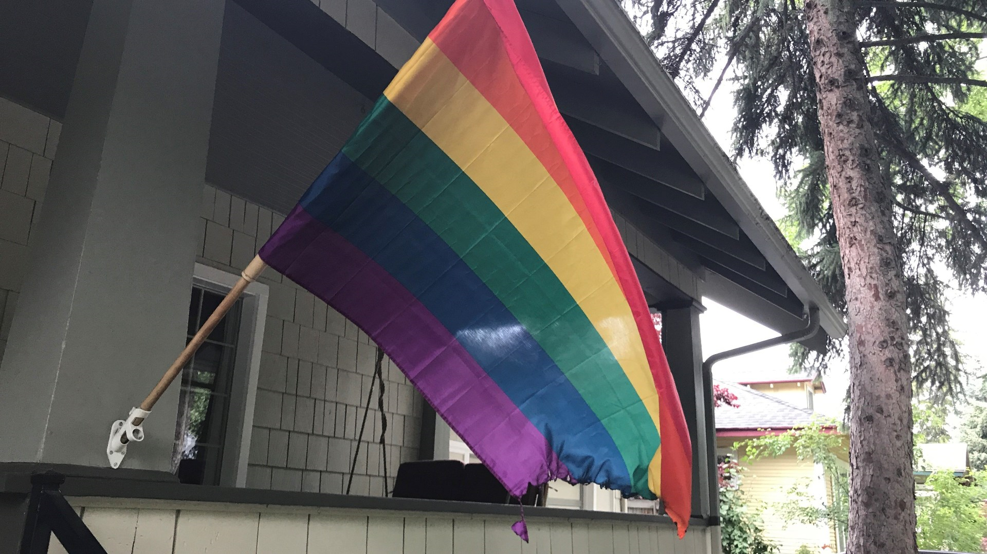 Gay Pride Flag Burned In Front Of Boise Home Ktvbcom 1838